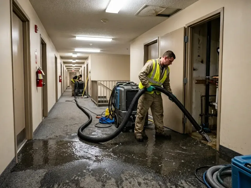 multi-unit-apartment-hallway-f-005 — frequently asked questions, Emergency Burst Pipe Water Extraction & Removal in North Ea…